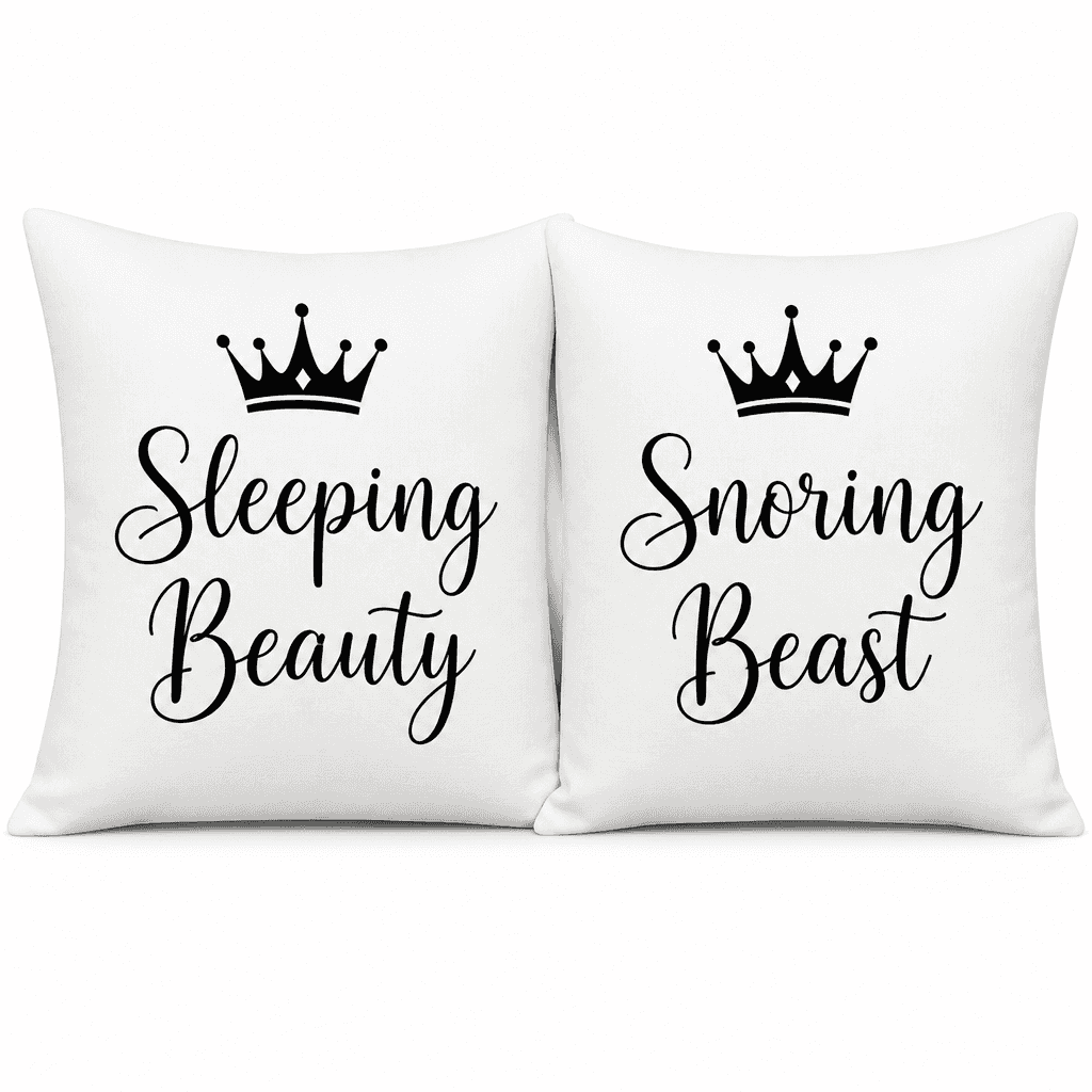 Sleeping Beauty Snoring Beast - Pillow