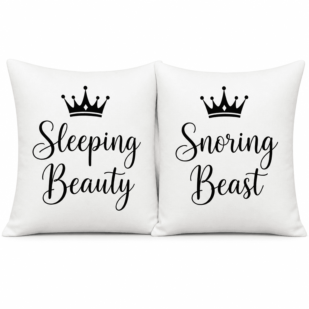 Sleeping Beauty Snoring Beast - Pillow