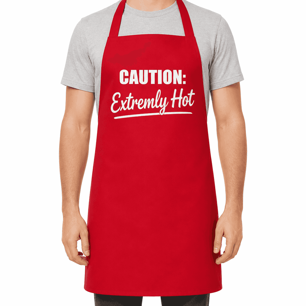 CAUTION: Extremly Hot - Apron