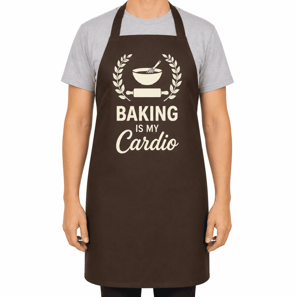 Baking Is My Cardio Funny Apron