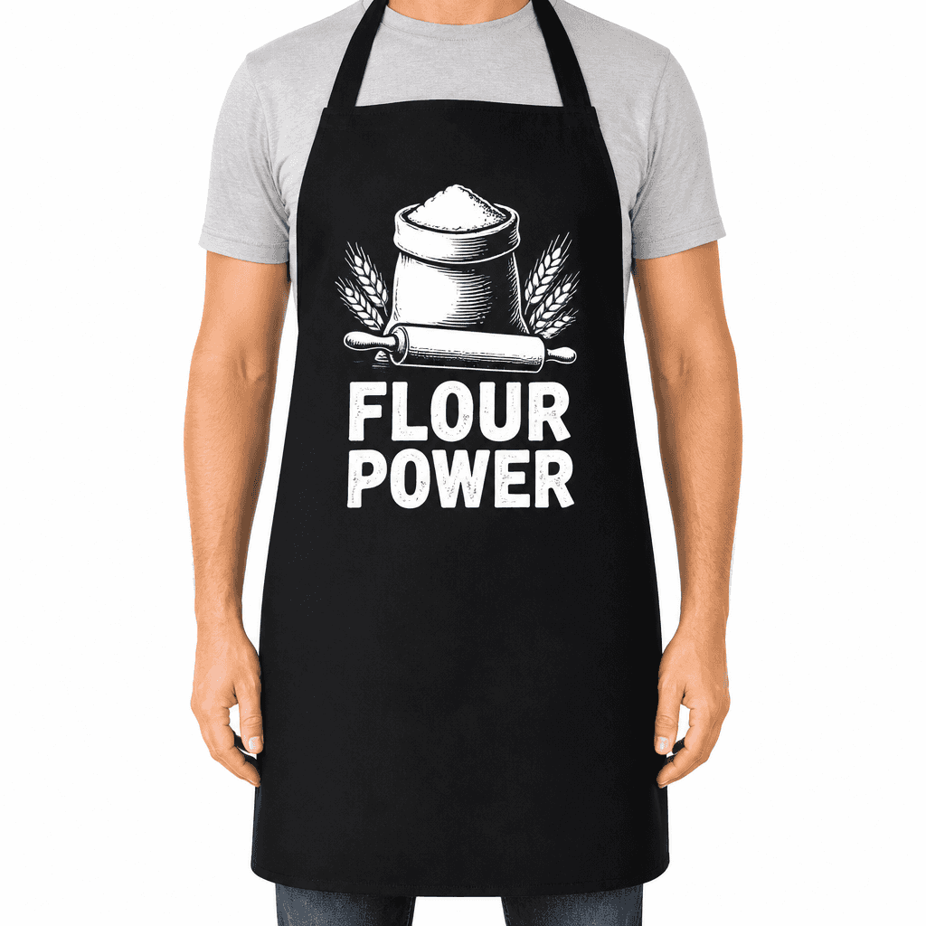 Flour Power Funny Apron