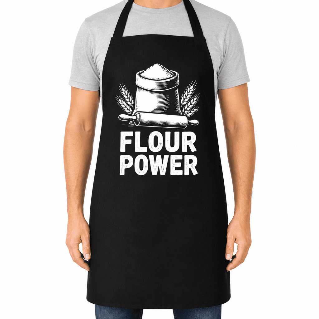 Flour Power Funny Apron