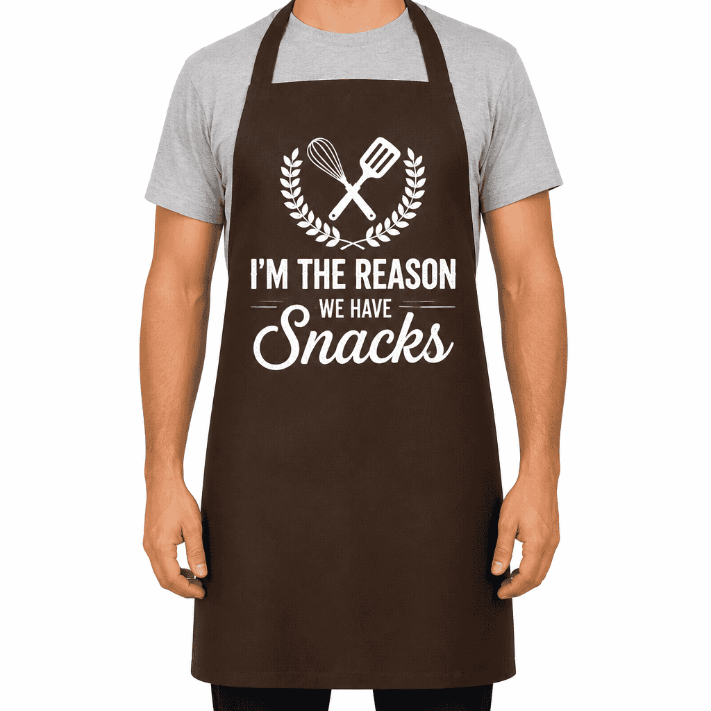 I'm The Reason We Have Snacks Funny Apron