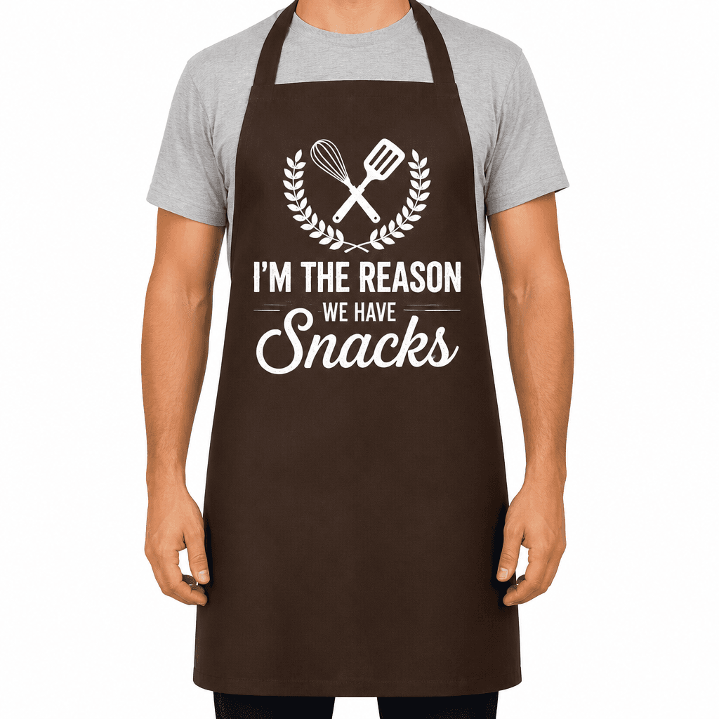 I'm The Reason We Have Snacks Funny Apron