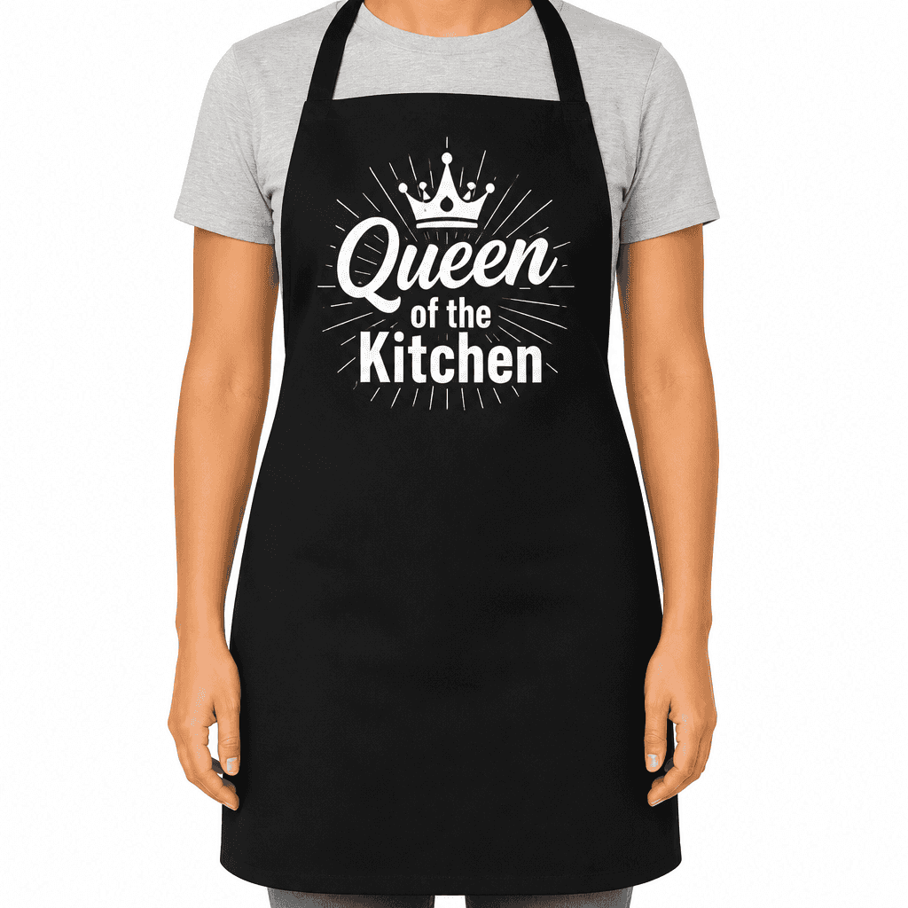 Funny Apron for Moms β Queen of the Kitchen