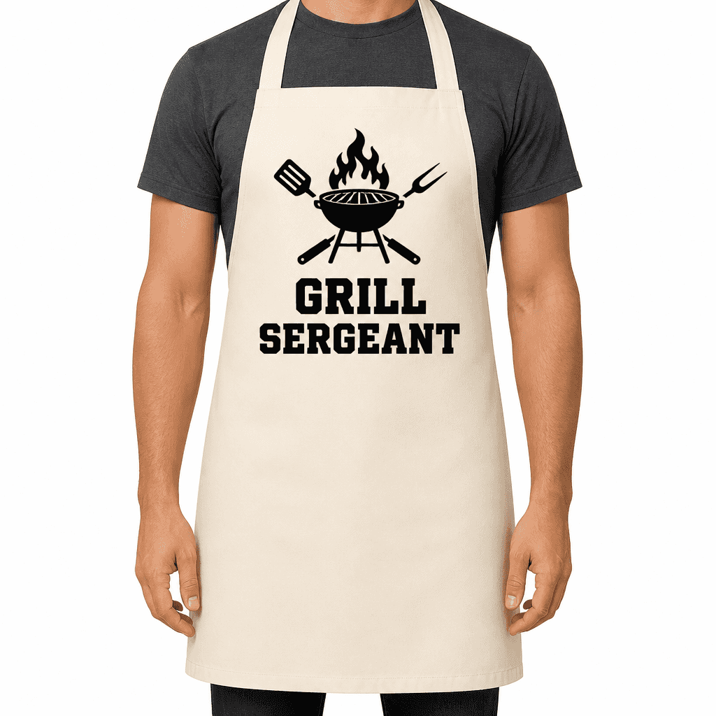 Grill Sergeant Funny Apron
