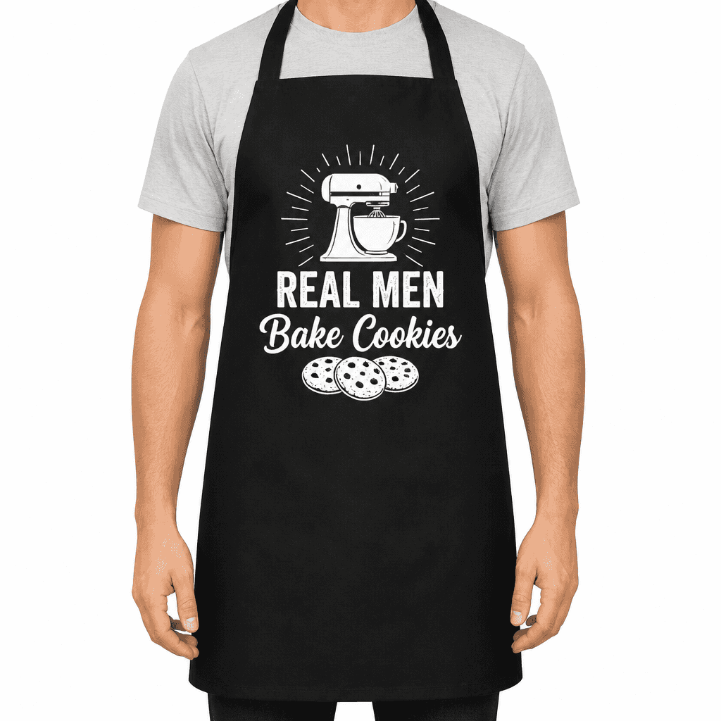 Funny Apron β Real Men Bake Cookies