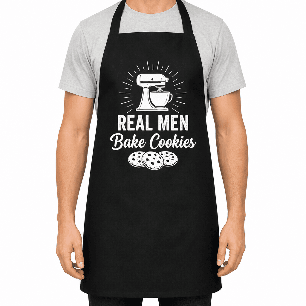Funny Apron – Real Men Bake Cookies
