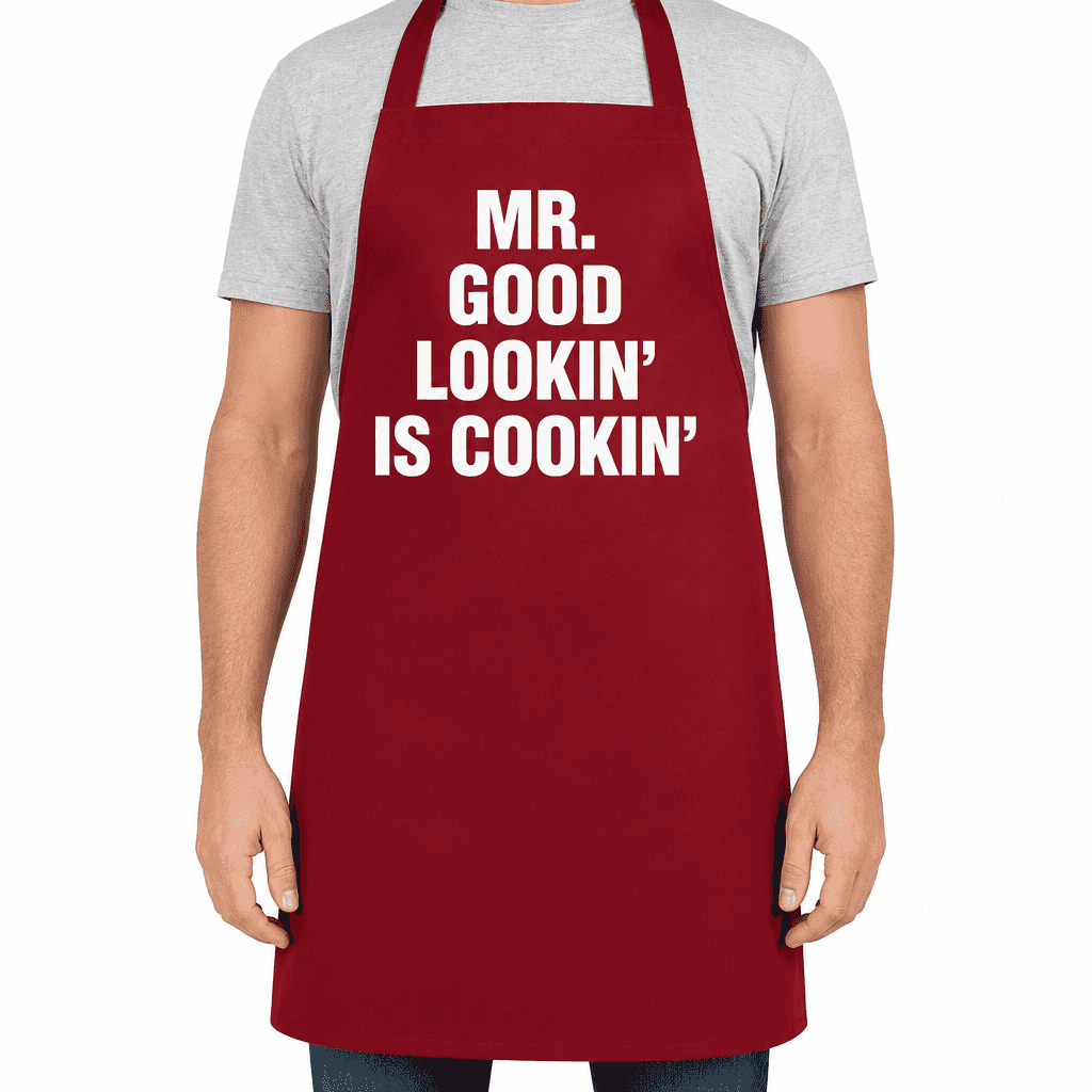 MR. GOOD LOOKIN' IS COOKIN' - Apron