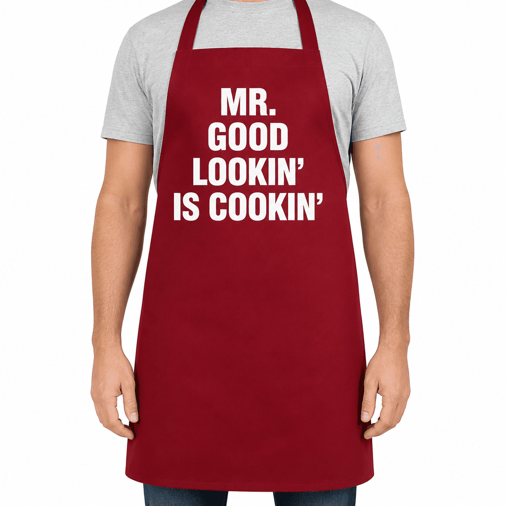 MR. GOOD LOOKIN' IS COOKIN' - Apron