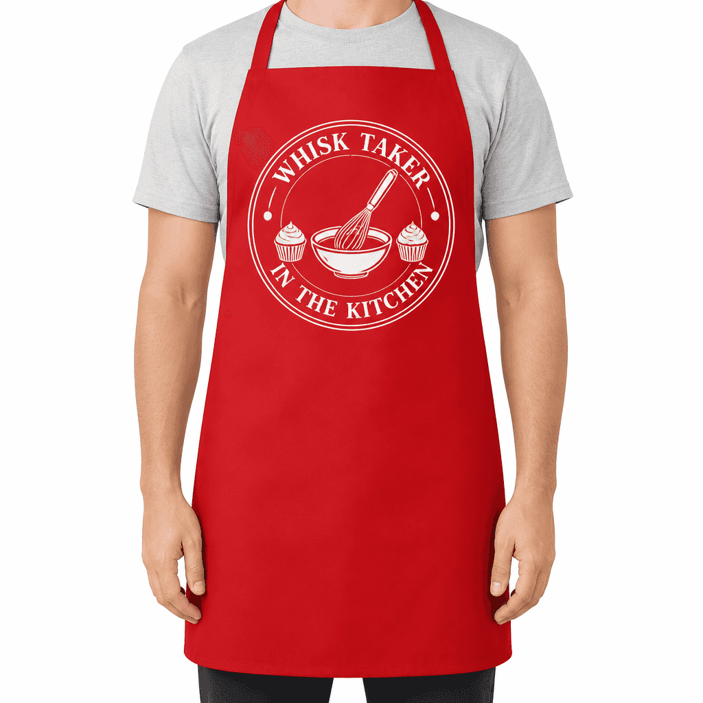 Funny Apron โ Whisk Taker in the Kitchen