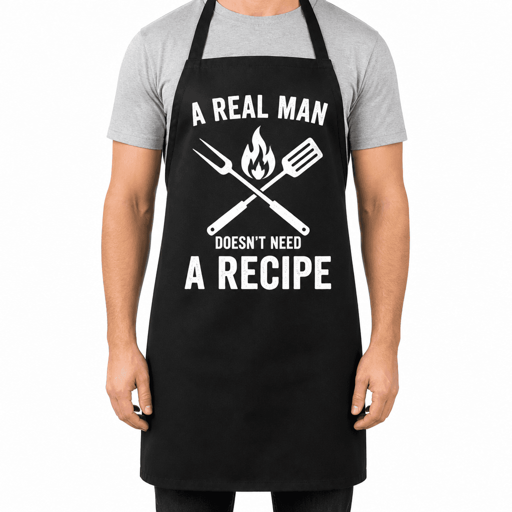 Real Man Need a Recipe - Apron