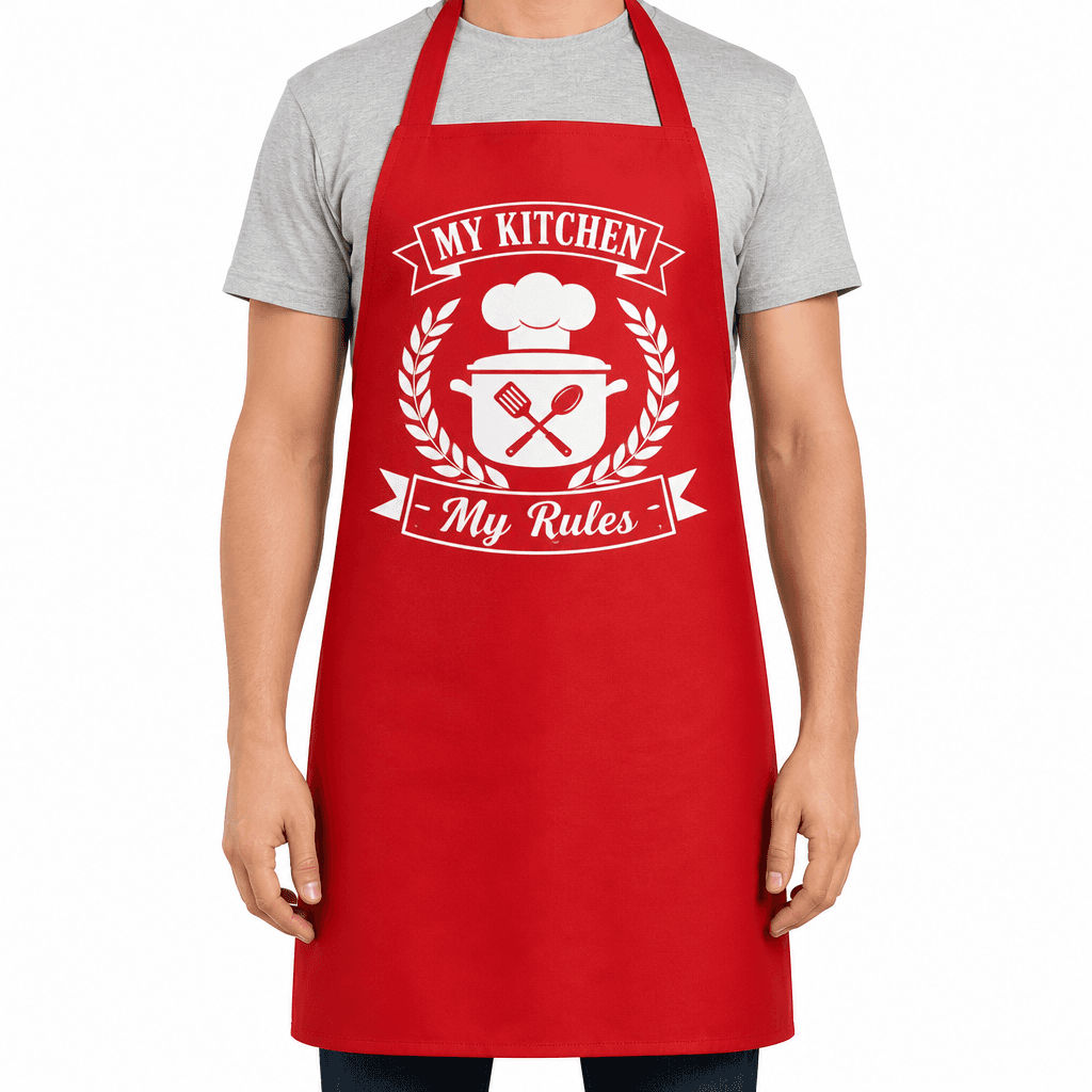 Funny Apron – My Kitchen My Rules