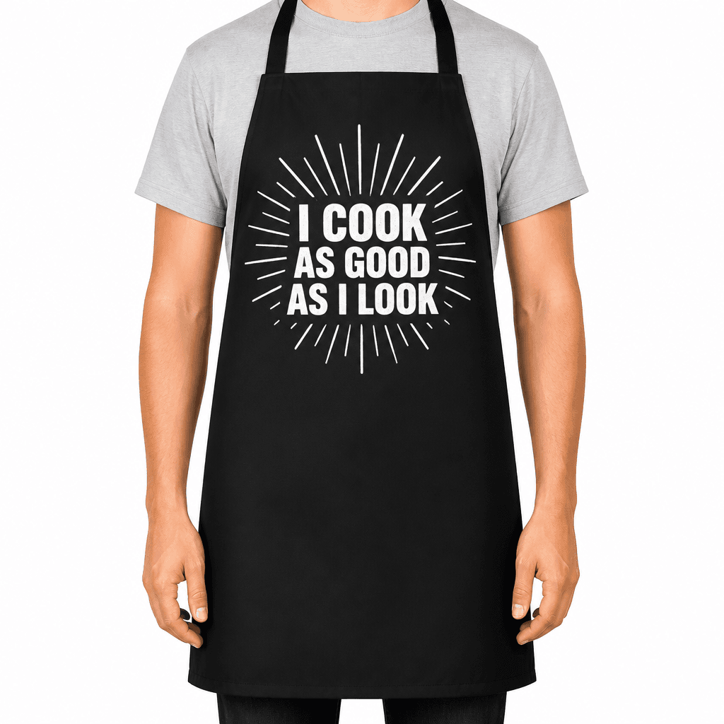 Funny Apron – I Cook As Good As I Look