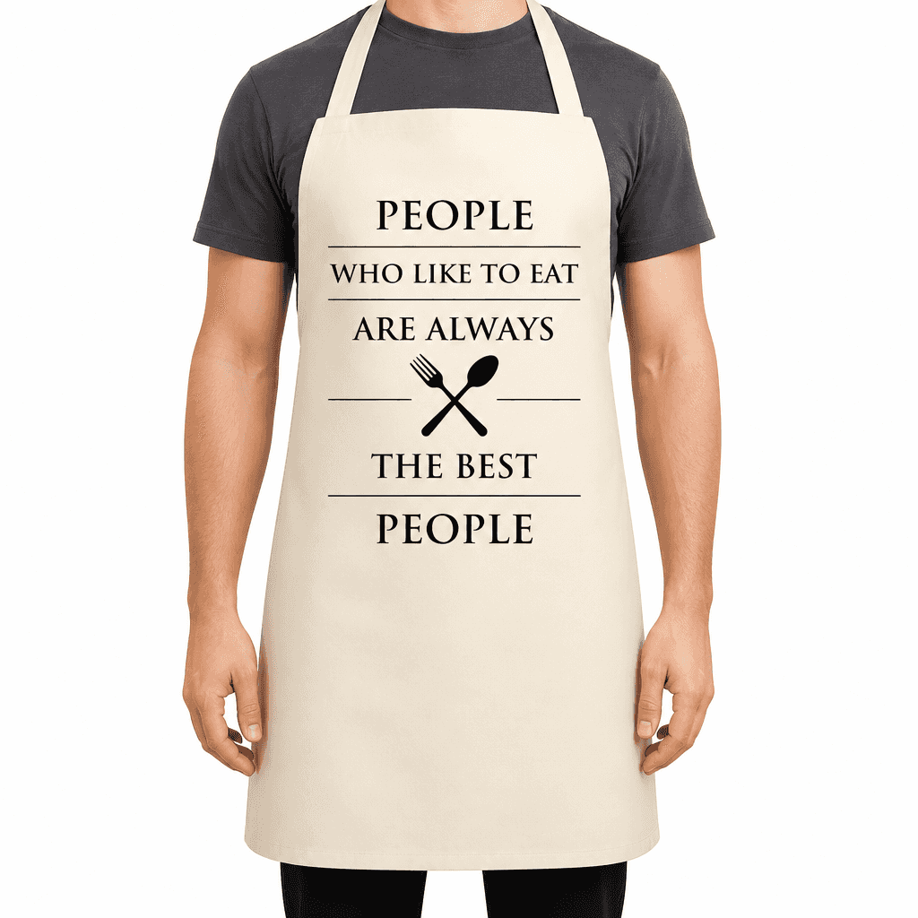 Funny Apron โ People Who Like To Eat Are Always The Best People
