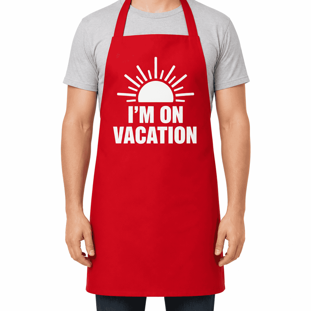 I'M ON VACATION - Apron