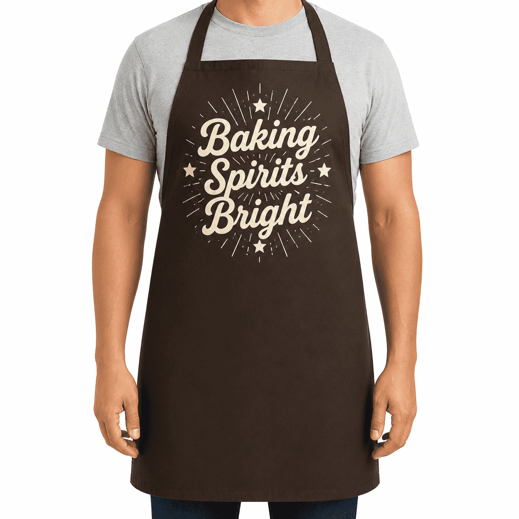 Funny Apron β Baking Spirits Bright