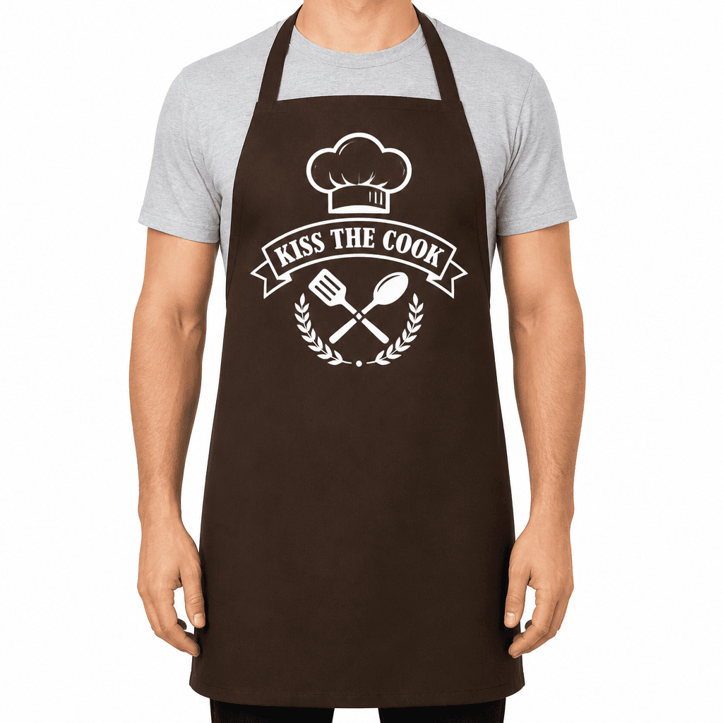 Kiss The Cook Funny Apron