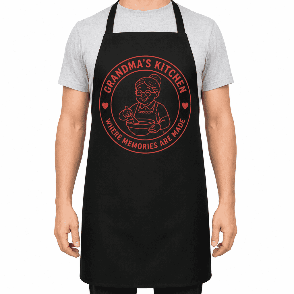 Grandma's Kitchen Where Memories Are Made Funny Apron