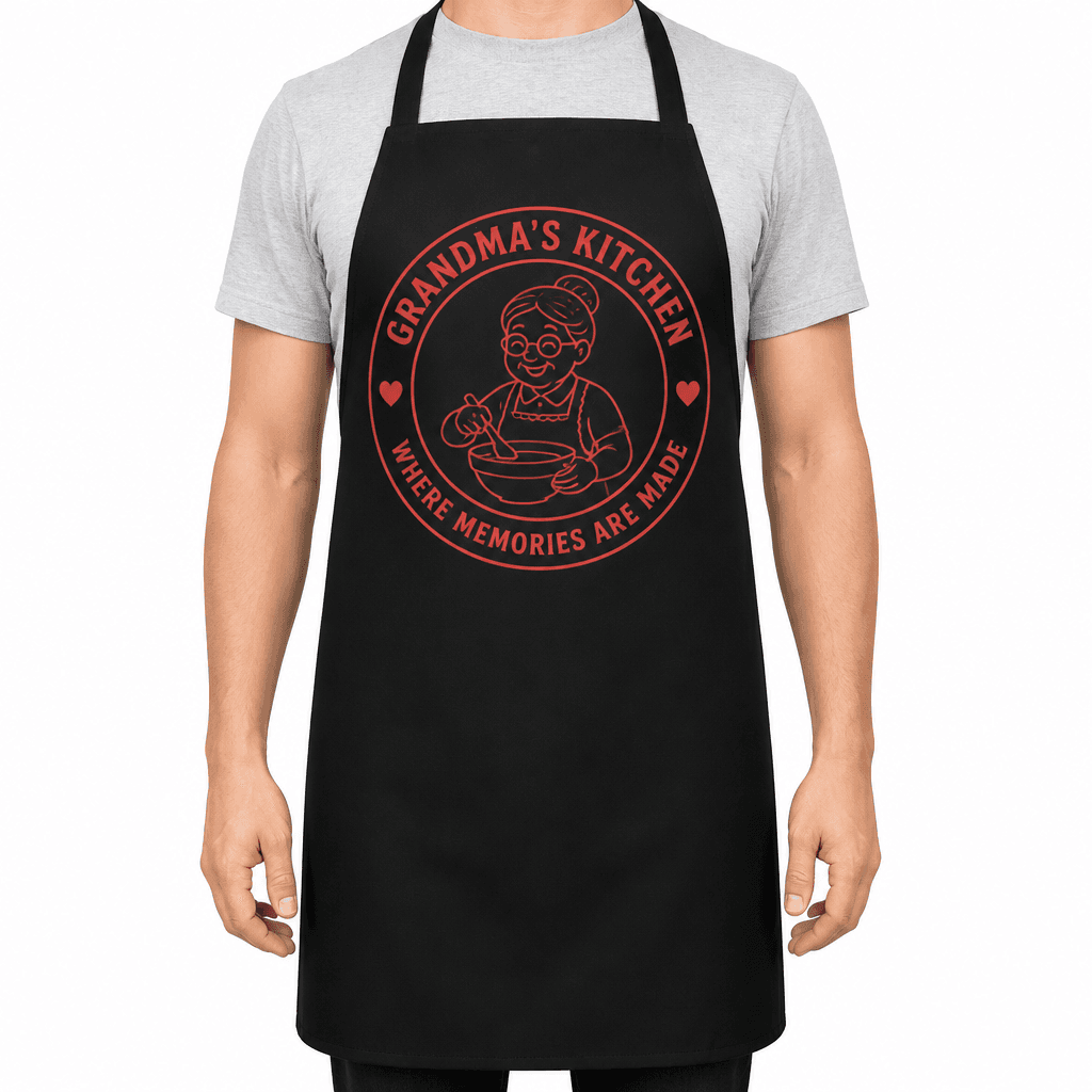 Grandma's Kitchen Where Memories Are Made Funny Apron