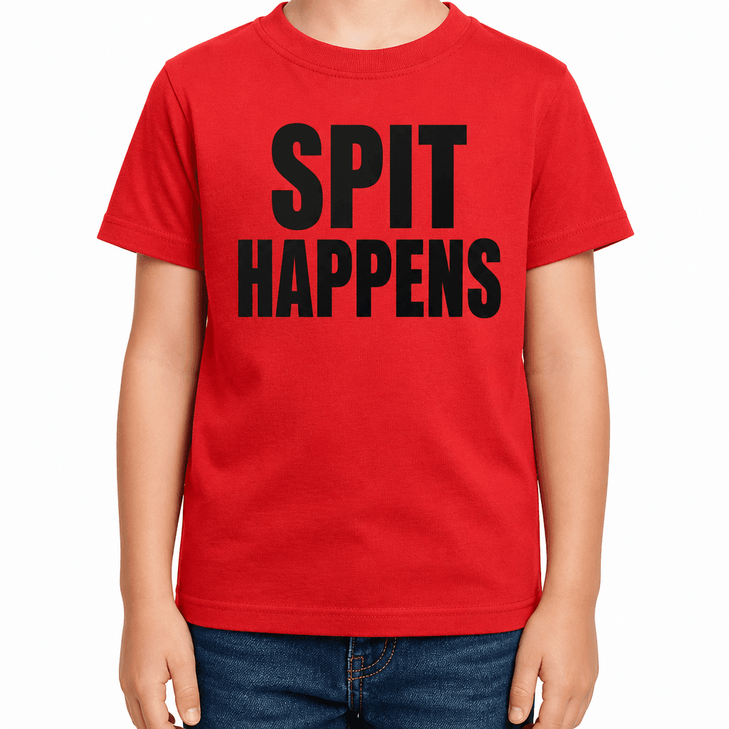 SPIT HAPPENS - Kids T-Shirt
