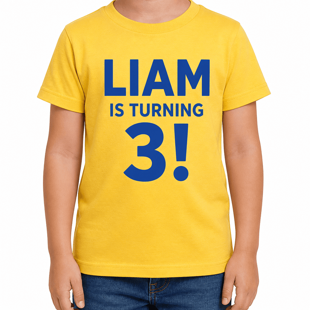 Liam Is Turning 3 - T-Shirt