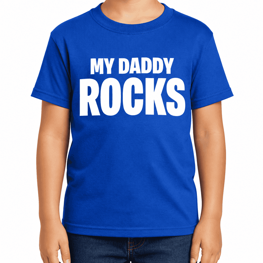 MY DADDY ROCKS - Kids T-Shirt