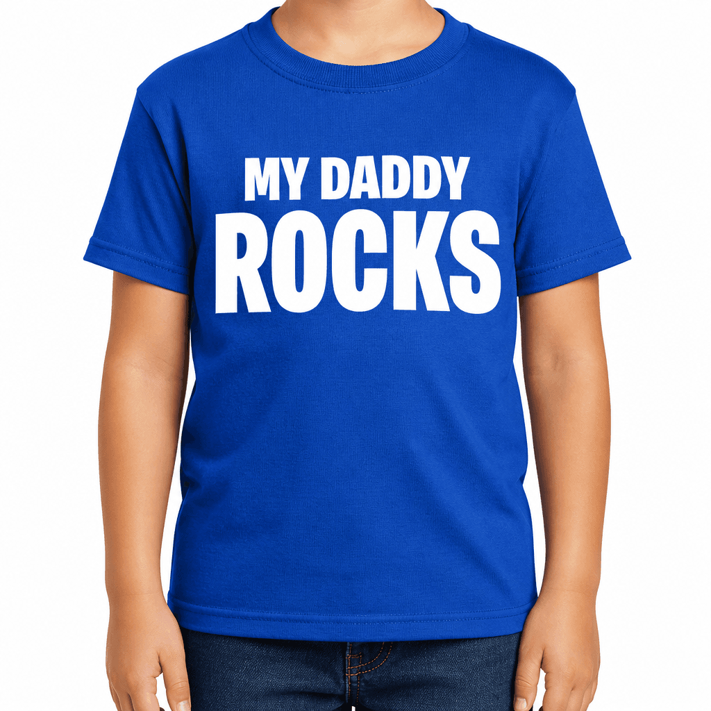 MY DADDY ROCKS - Kids T-Shirt