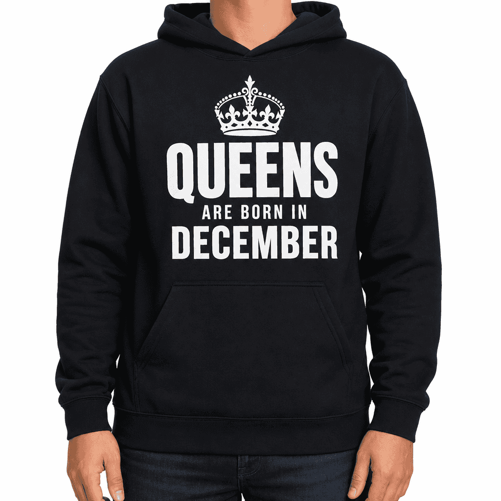 QUEENS ARE BORN IN DECEMBER - Hoodie