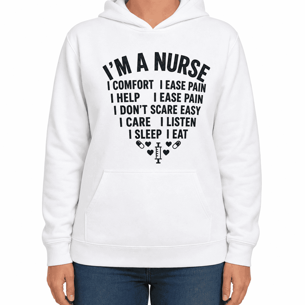 I'm A Nurse I Help - Hoodie