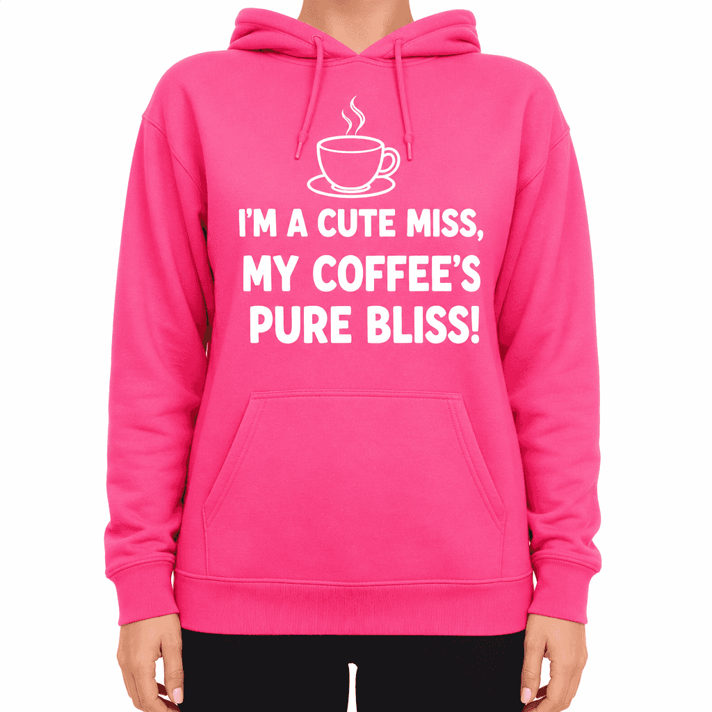 Cute Miss Coffee - Hoodie