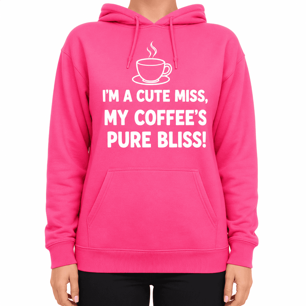 Cute Miss Coffee - Hoodie