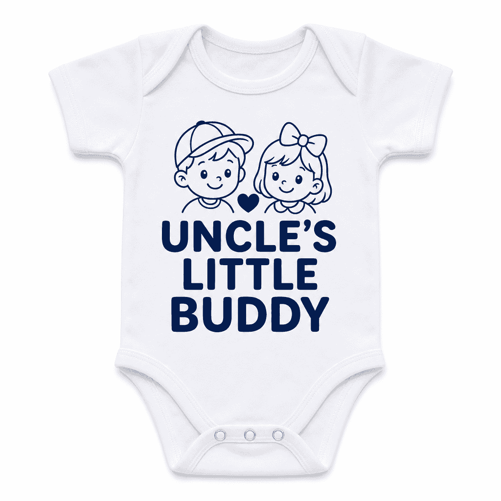 Funny Baby Bodysuit β Uncle's Little Buddy