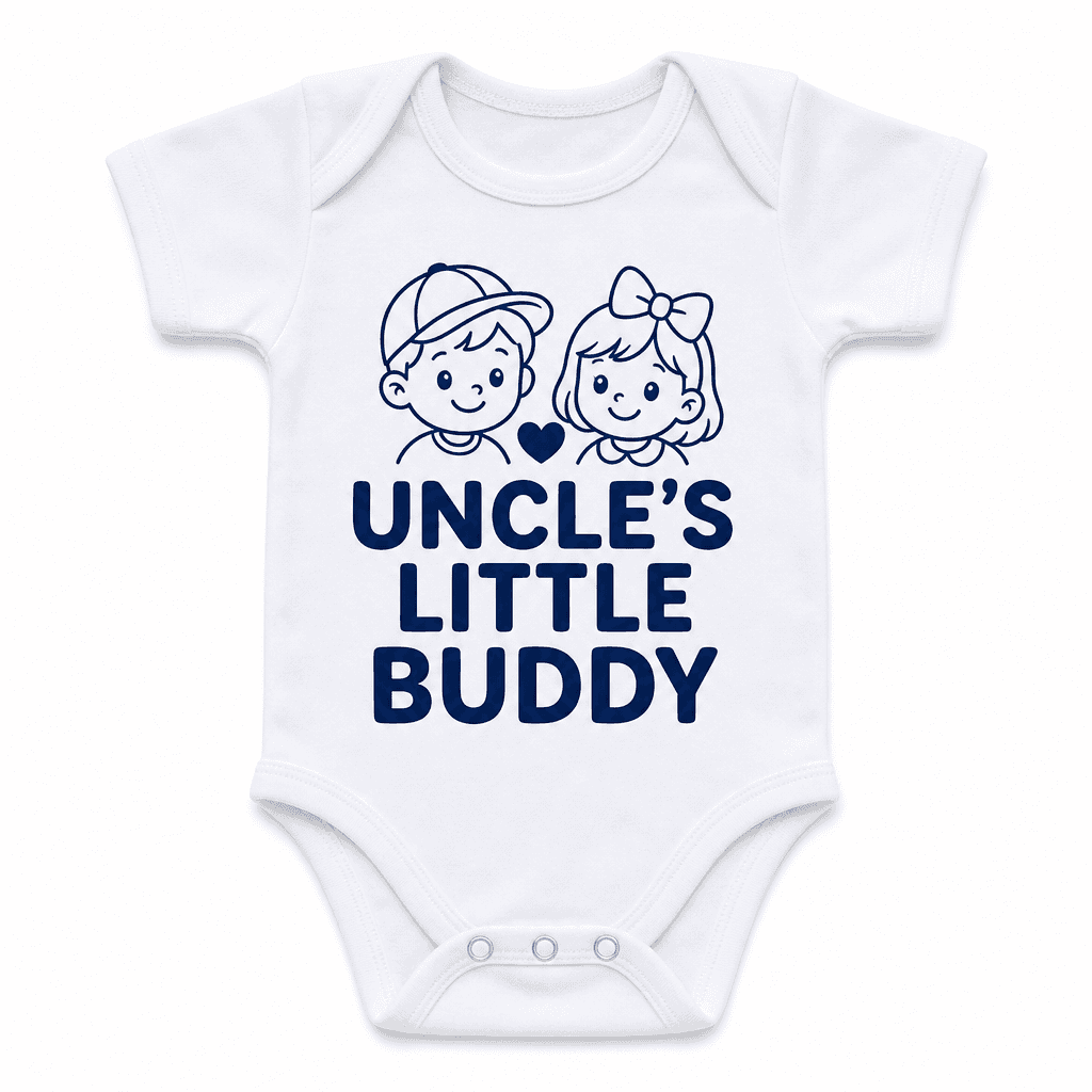 Funny Baby Bodysuit – Uncle's Little Buddy
