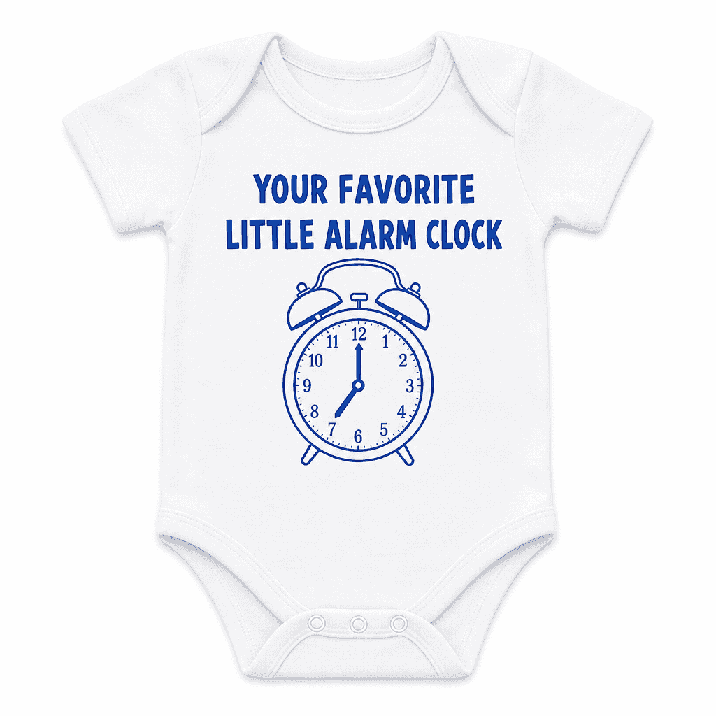 Favorite Little Alarm Clock - Baby Bodysuit