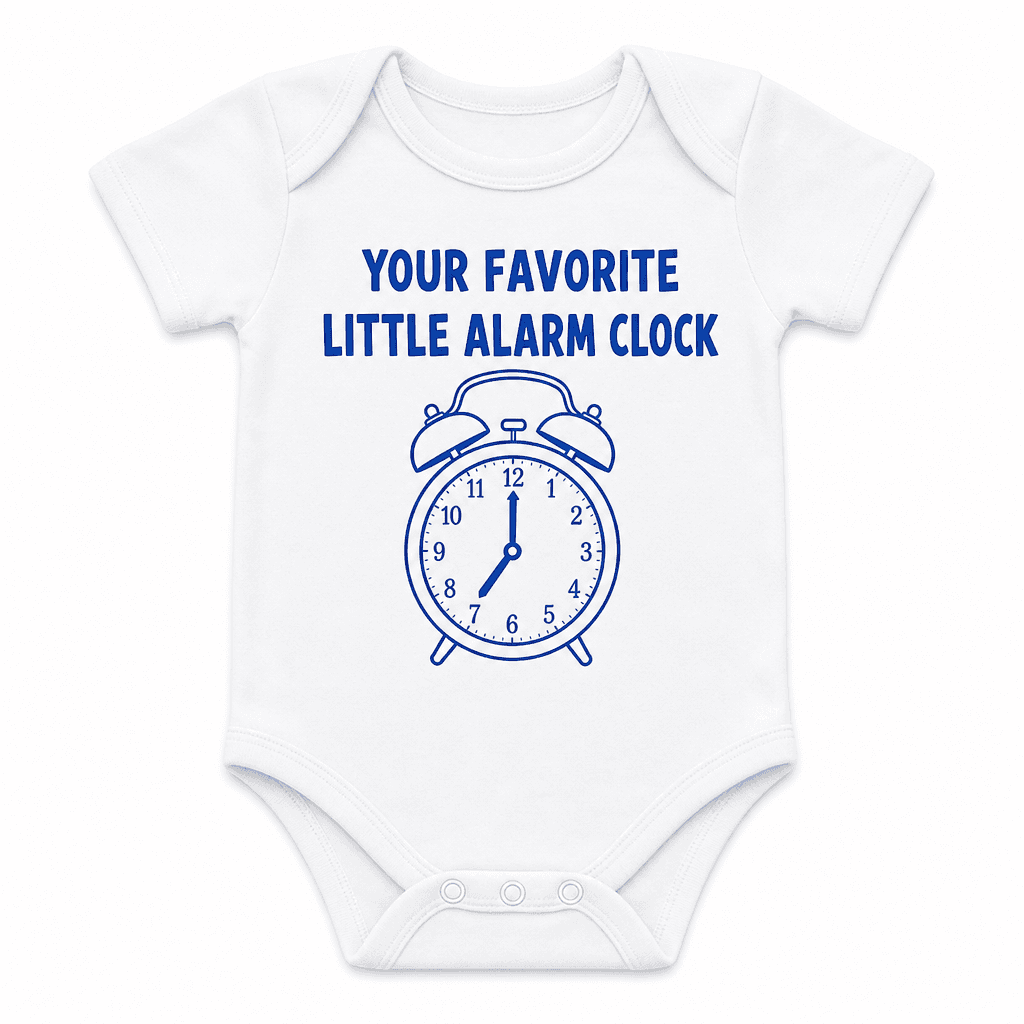 Favorite Little Alarm Clock - Baby Bodysuit