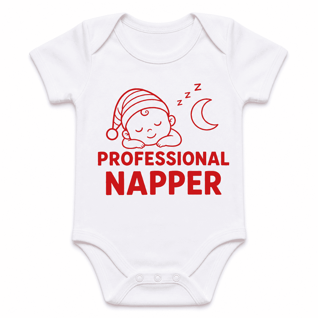 Funny Baby Bodysuit β Professional Napper