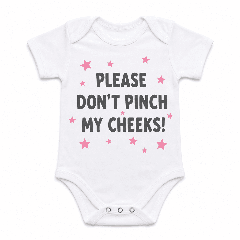 Don't Pinch My Cheeks - Baby Bodysuit