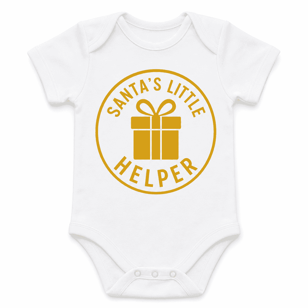 Funny Baby Bodysuit β Santa's Little Helper