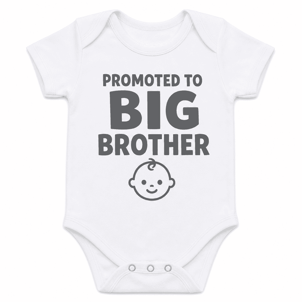 Funny Baby Bodysuit β Promoted To Big Brother