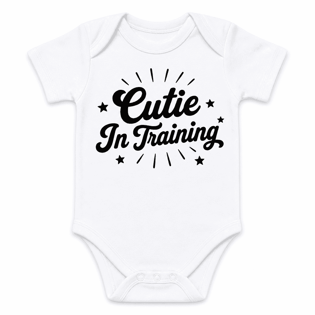 Funny Baby Bodysuit β Cutie In Training
