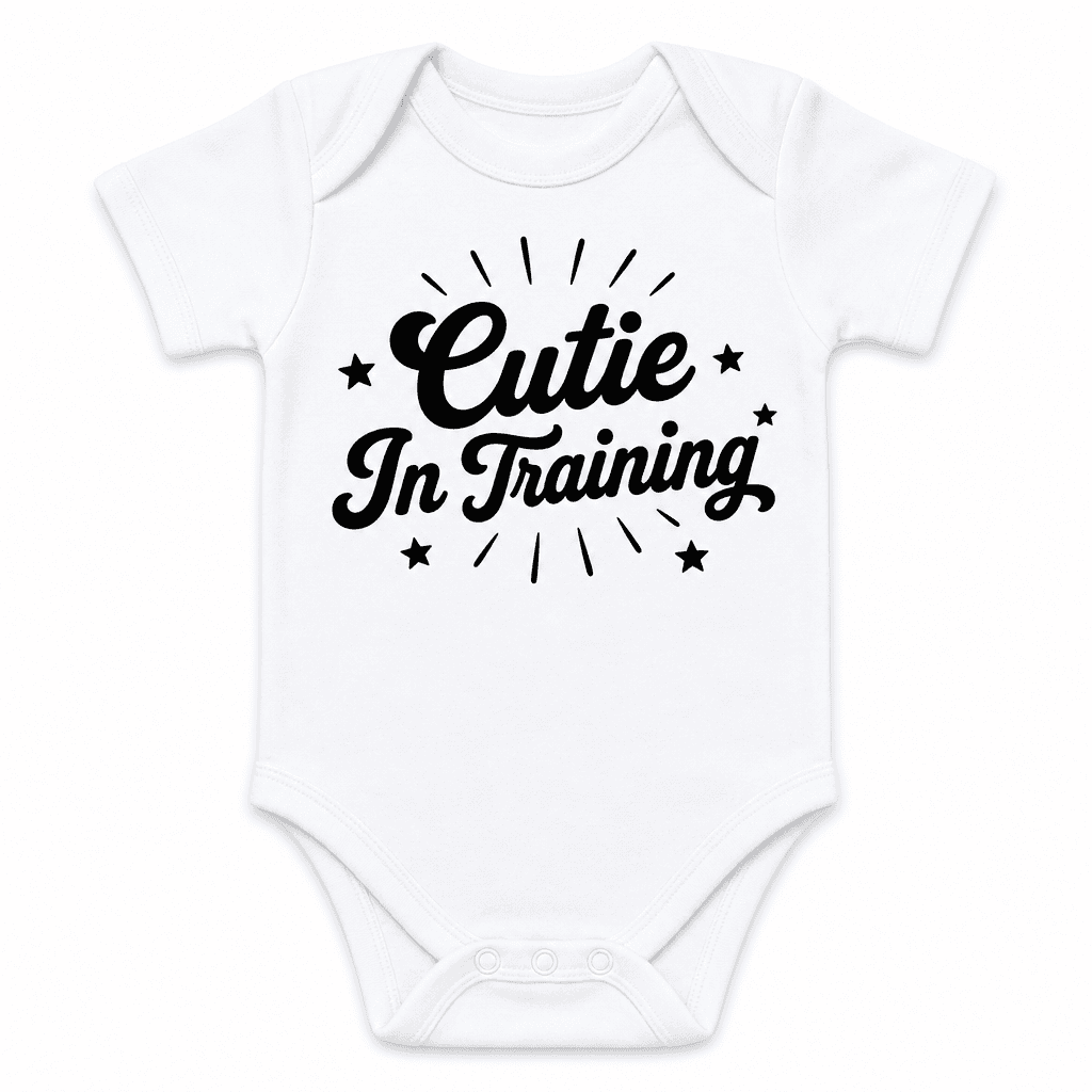 Funny Baby Bodysuit – Cutie In Training