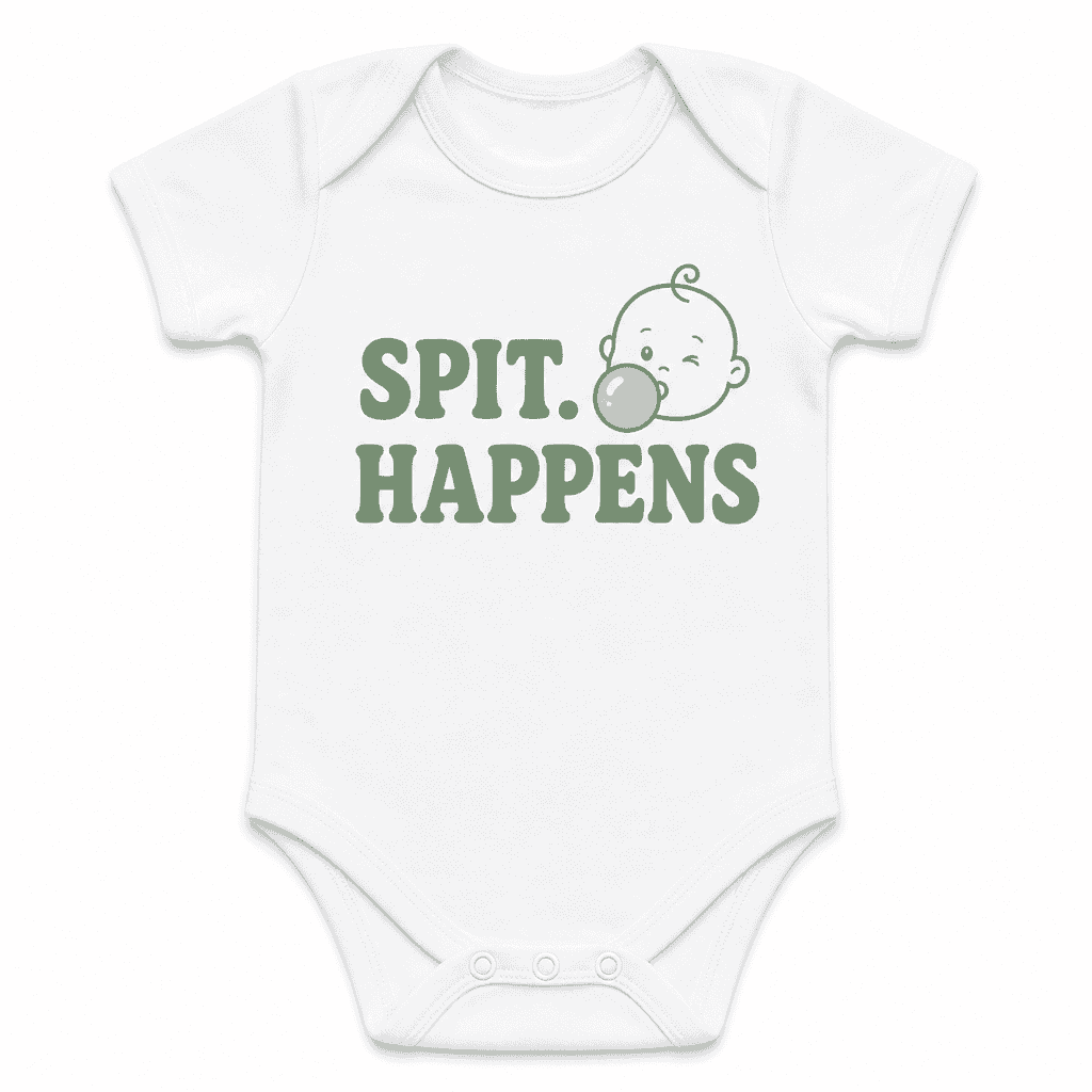 Spit Happens Baby Bodysuit