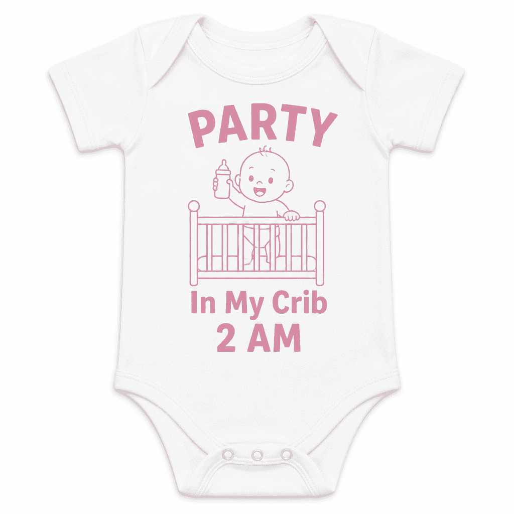 Party In My Crib 2 Am Baby Bodysuit