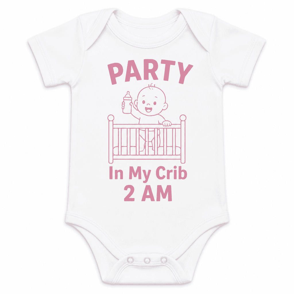 Party In My Crib 2 Am Baby Bodysuit