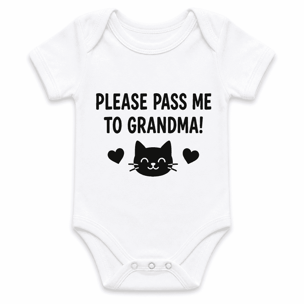 Pass Me to Grandma - Baby Bodysuit