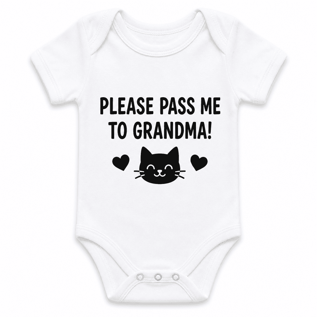 Pass Me to Grandma - Baby Bodysuit