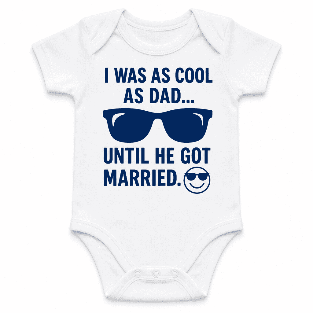 Cool As Dad - Baby Bodysuit