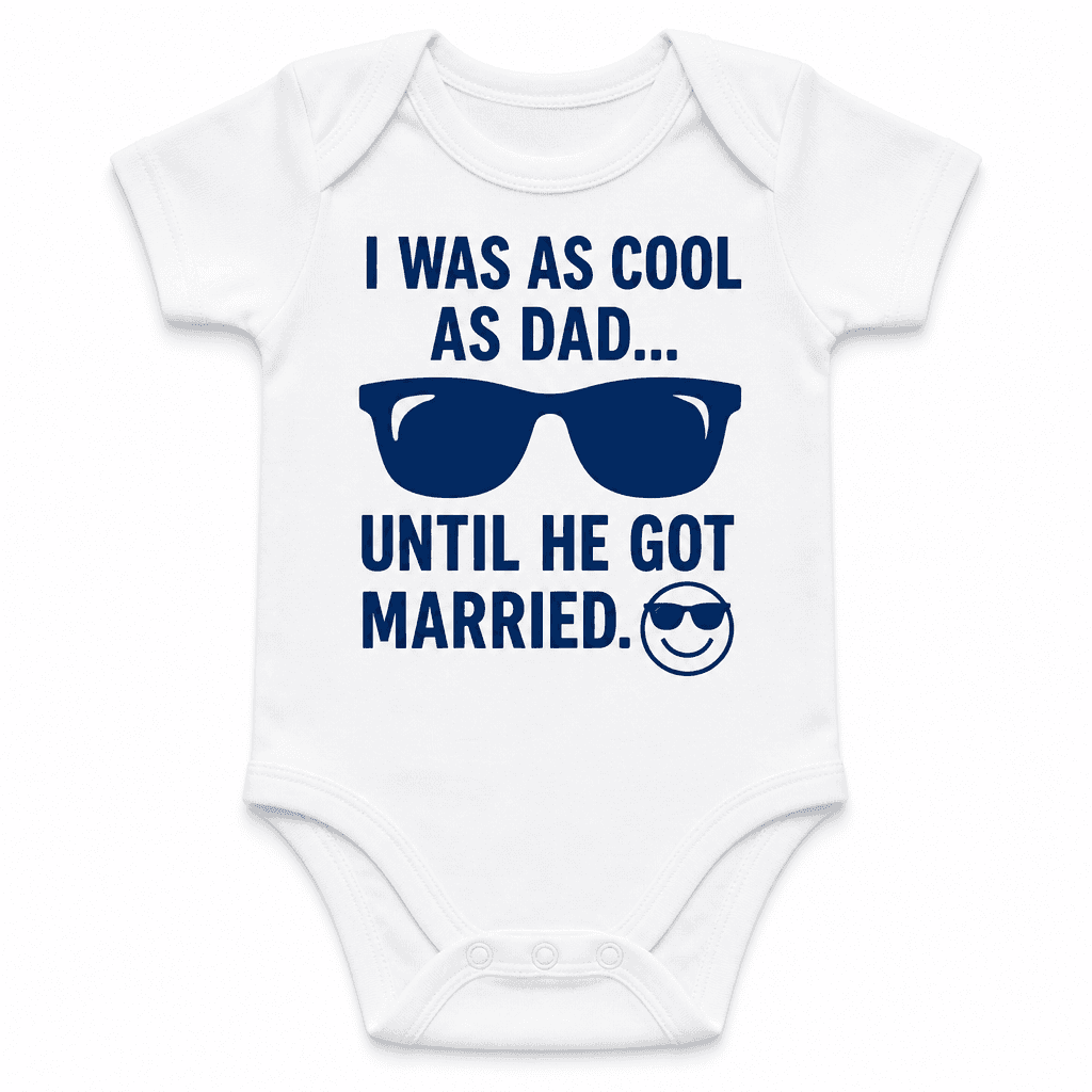 Cool As Dad - Baby Bodysuit