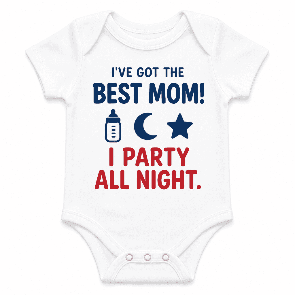 Best Mom Party - Baby Bodysuit
